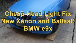 BMW Xenon Headlight and Ballast Replacement [upl. by Nyvlem906]