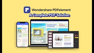 A Complete PDF Solution  Wondershare PDFelement [upl. by Mayrim]