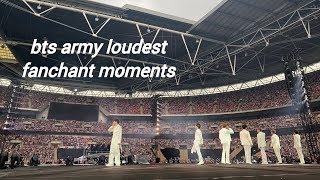 BTS army loudest fanchant moments [upl. by Imoan]