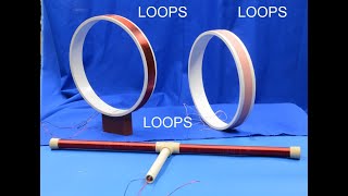 Finding Loop antenna resonant frequency [upl. by Airahcaz]