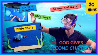 God Gives Second Chances Kids Bible Lesson Jonah [upl. by Einreb]