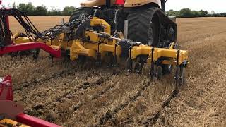 Grange Low Disturbance Sub Soiler  Vaderstad 6m Drill [upl. by Boigie]