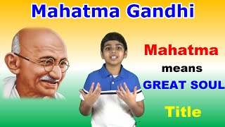 Mahatma Gandhi  Biography [upl. by Einnil307]