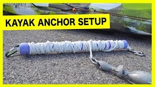 Easy DIY Kayak Fishing Anchor [upl. by Atiuqnahs]