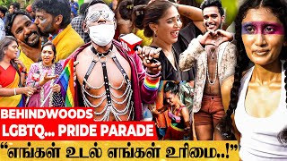 quotஇது எங்களோட உடல் எங்களோட உரிமைquot LGBTQ PRIDE PARADE  LIVE VISIT [upl. by Elisee142]