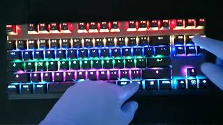 Motospeed CK82 RGB Gaming Keyboard Unboxing Review 87 Keys [upl. by Ross]