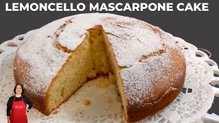 Irresistible Lemon Mascarpone Cake  Easy Baking Tutorial [upl. by Assi]