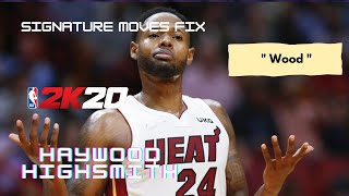 Haywood Highsmith Jumpshot and Signature Fix Full Edit  NBA2k20 Mobile [upl. by Oisor]