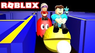 PACMAN IN ROBLOX w RadioJH Games  MicroGuardian [upl. by Sherline]