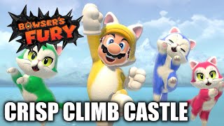 Bowsers Fury – Crisp Climb Castle All Cat Shines Locations  100 Guide [upl. by Asi]