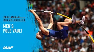 Mens Pole Vault Final  IAAF World Championships London 2017 [upl. by Brinna537]