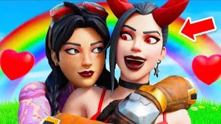 2 GIRLS 1 FORTNITE LOBBY [upl. by Nydia]