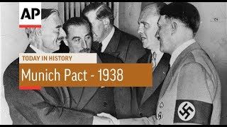 Munich Pact  1938  Today In History  30 Sept 17 [upl. by Jecon]