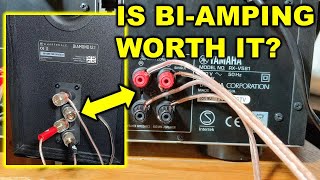 How To Bi Amp An AV Receiver With Sound Comparison [upl. by Helfant274]