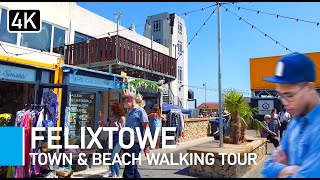 Exploring Felixstowe Suffolk Beach amp Town  Whats it like [upl. by Alor988]