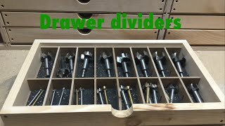 Shop organization Drawer dividers [upl. by Derian901]