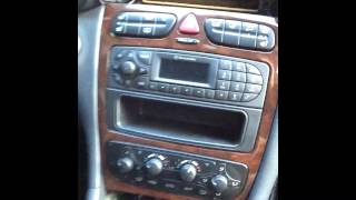 How To Remove Radio From 2003 Mercedes C240 [upl. by Yesllek216]