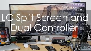 LG UltraWide Monitor Split Screen amp Dual Controller Functionality [upl. by Retswerb]