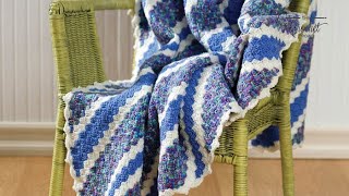 How to Crochet Easy Corner to Corner Afghan C2C [upl. by Bal]