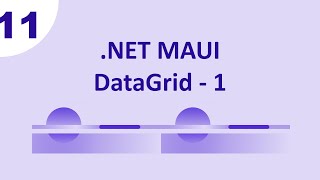 MAUI  Syncfusion  DataGrid  Part 1 [upl. by Quirita]