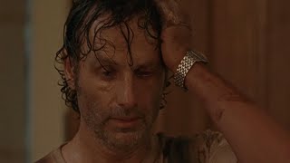 TWD S6E09  Rick Kills Walkers In Alexandria 4k [upl. by Enilatan]