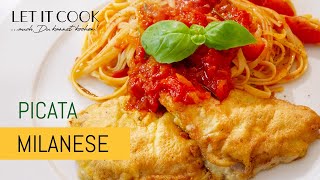 Piccata Milanese mit Tomatenspaghetti [upl. by Akimihs441]