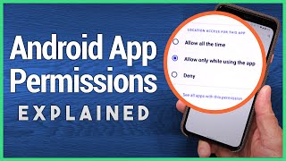 How to Manage App Permissions on Android 10 [upl. by Nnyw503]