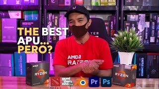 AMD RYZEN 7 5700G BEST APU pero SULIT Ba ft 5700G vs 5600X vs 4350G Gaming amp Production Benchmark [upl. by Corey464]