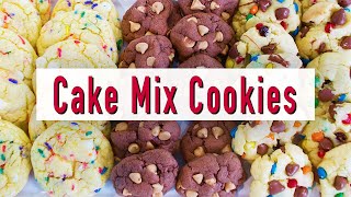 3 Ingredient Cake Mix Cookies [upl. by Notgnillew45]