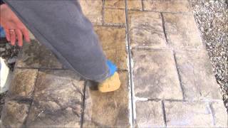 Invisible Crack Repair FixACrack™ Stamped Concrete Crack Repair [upl. by Bozovich]