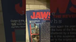 Jaws 4 the revenge on vhs [upl. by Wallraff]