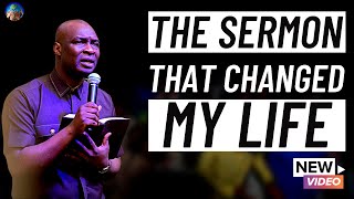 THE SERMON THAT CHANGED MY LIFE FOREVER  APOSTLE JOSHUA SELMAN [upl. by Karlis188]