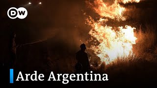 Incendios forestales en Argentina [upl. by Legna]