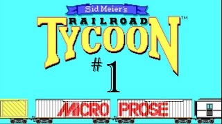 Lets Play The Original Railroad Tycoon 1  Part 1 [upl. by Heloise]