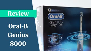 OralB Genius 8000 Review  UK [upl. by Rolyak44]