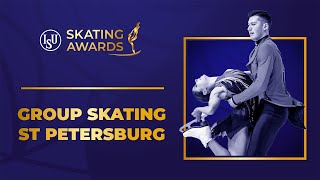 Specially choreographed performance from St Petersburg  ISUSkatingAwards 2021 [upl. by Ecnatsnok]