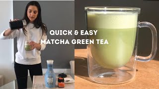 How To Make A Matcha Latte At Home  My Easy 2 minute Matcha Recipe [upl. by Irep]