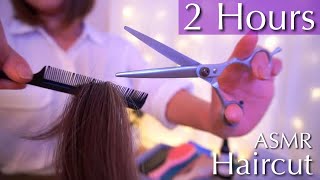 ASMR Sleep Recovery 5  2 Hours Haircut amp Hair Treatment  No Talking [upl. by Aryek]