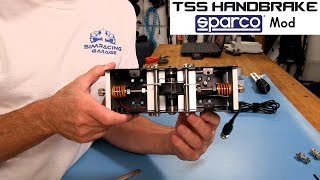 Thrustmaster TSS Handbrake Sparco Mod Review [upl. by Eecak415]