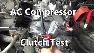 Howto Test for AC Compressor Clutch Function [upl. by Lyman611]