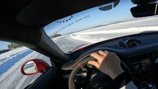 Lapland Ice Driving 2022  Porsche GT3  Paul Ricard Circuit [upl. by Nunes439]