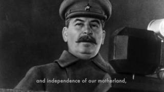 Stalins victory broadcast to the Soviet people 9 May 1945 Subtitled [upl. by Annaehs189]