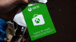 ¿COMO SE USA LA TARJETA DE REGALO XBOX MI PRIMERA VEZ [upl. by Yenhoj645]