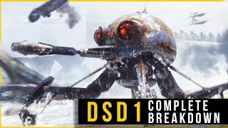 CIS Droids  DSD1 Dwarf Spider Droid COMPLETE Breakdown [upl. by Mikiso]