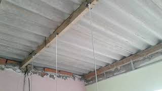 Comment poser un faux plafond PVC eps 2 [upl. by Aynotan]