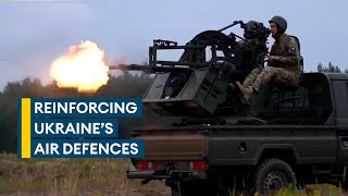 Ukraines new antiaircraft gun to help stop Russias suicide drones [upl. by Eidac]