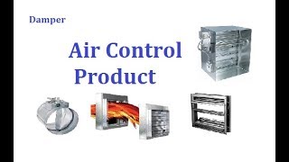 Air Control Product Basics II Duct damper [upl. by O'Connor]