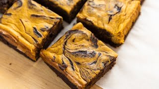 Pumpkin Cheesecake Brownies [upl. by Ninos]