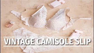 VINTAGE SARA BETH CAMISOLE SLIP LINGERIE [upl. by Eimia]