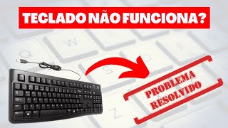 Teclado NÃO FUNCIONA no WINDOWS 10  Como resolver [upl. by Collins458]